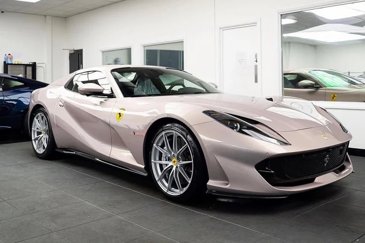 Vintage Rose Lucido Ferrari 812 GTS 8813 4971 A3a6 720x PFP for Pink PFPs